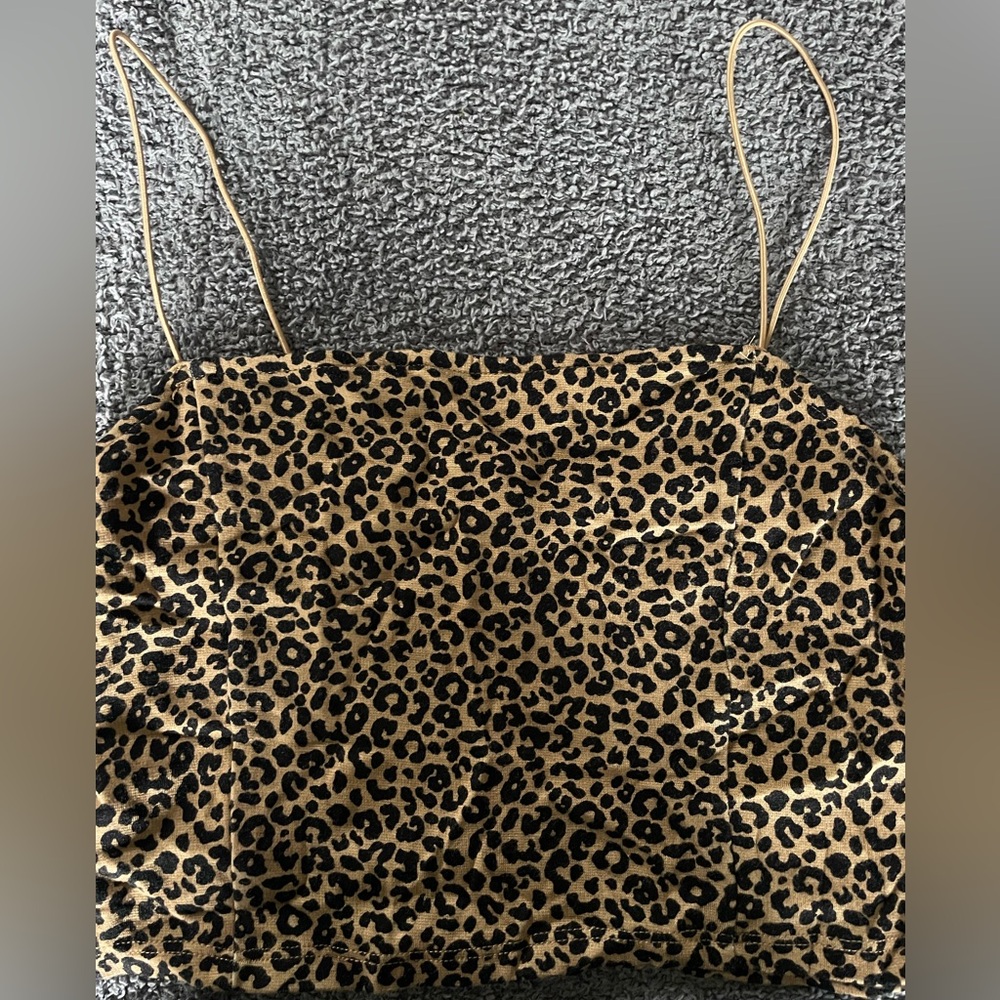 Cheetah Forever 21 Tank Top